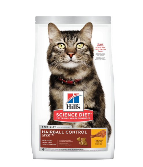 Hills SD Hairball 7+ Active Longevity / Adulto mayor 1.58 Kg