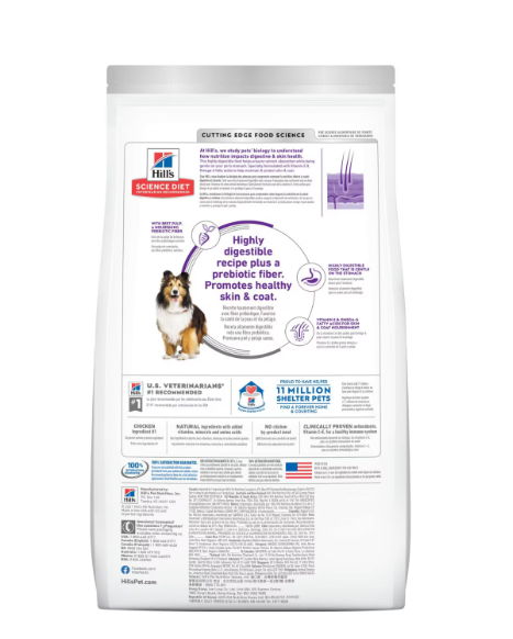 Hill'S Sd Adult Sensitive Skin & Stomach Alimento Para Perro Adulto Piel Y Estómago Sensibles 1.8Kg