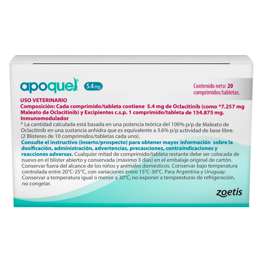 Apoquel x 5.4 MG (venta 1 pastilla)
