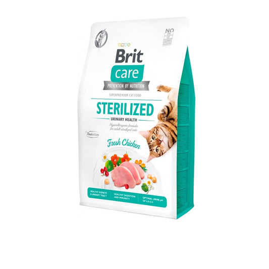 Alimento seco Gato Brit Care Cat Sterilized Urinary Health  Kg - Adulto Esterilizado - Pollo
