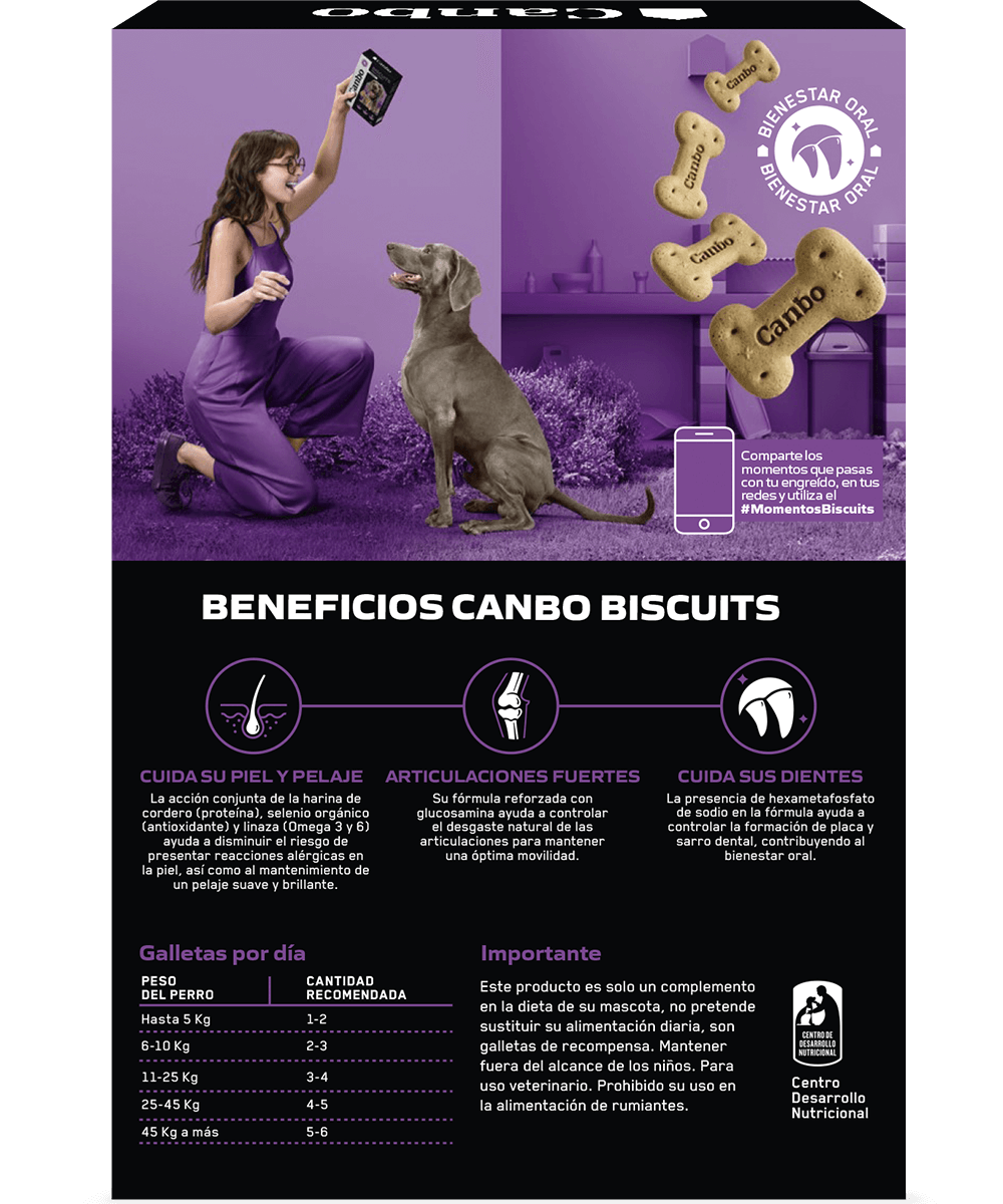 Canbo Biscuits Adultos sabor Cordero