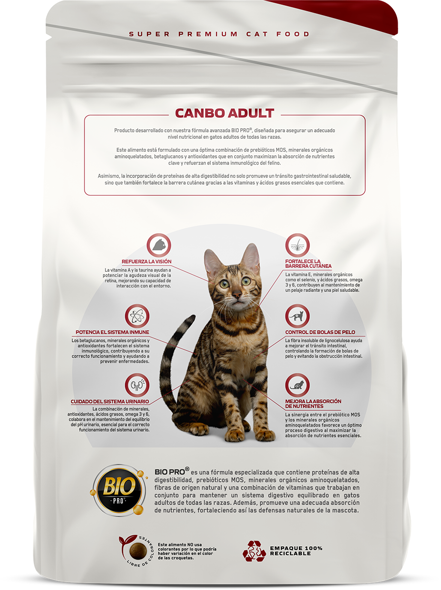 Canbo Cat Pollo Todas Las Razas Adulto