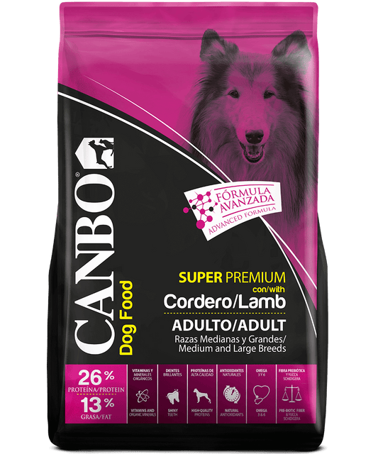 Canbo Adulto Cordero Razas Med/Gran Alimento Seco Perro