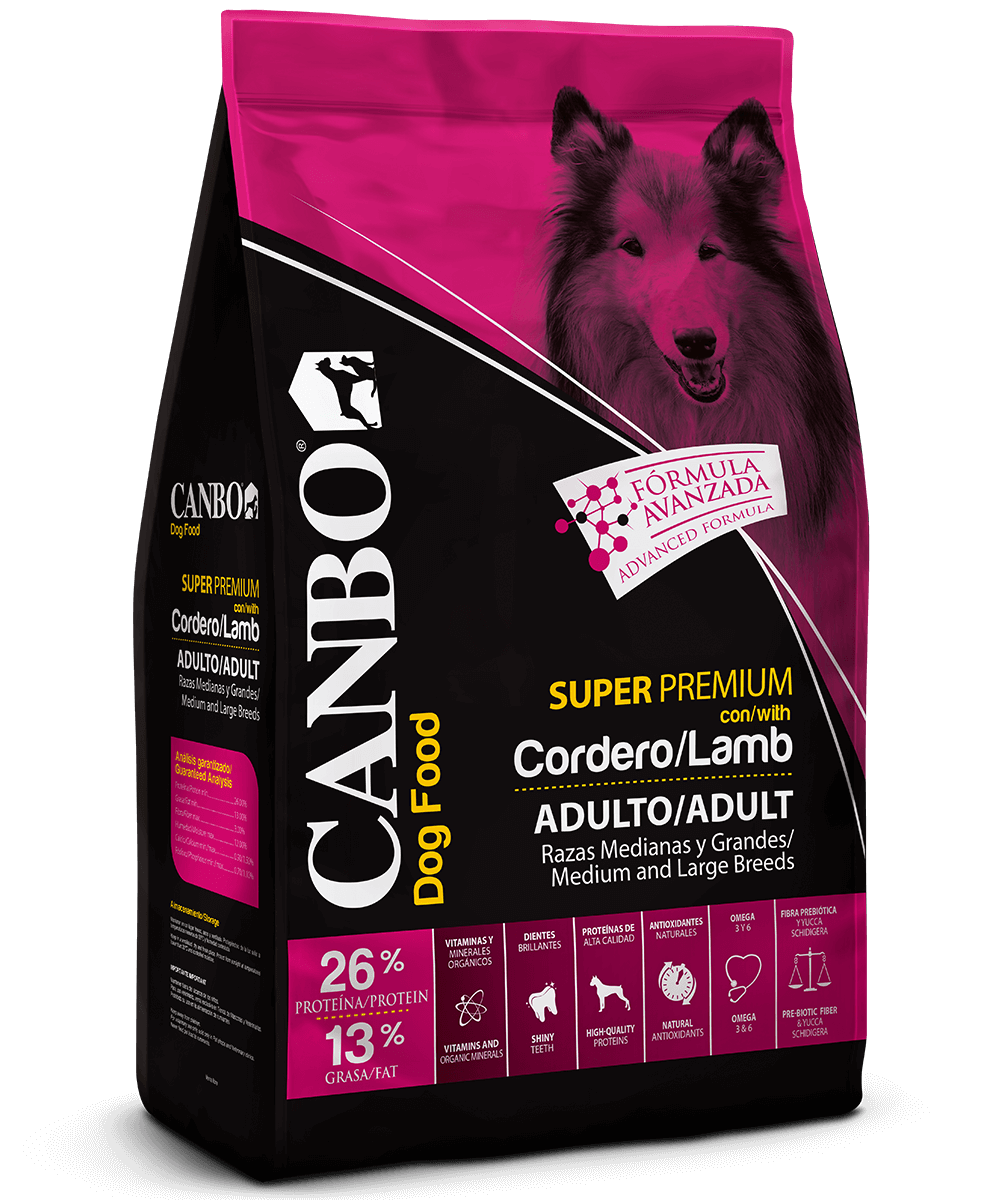 Canbo Adulto Cordero Razas Med/Gran Alimento Seco Perro