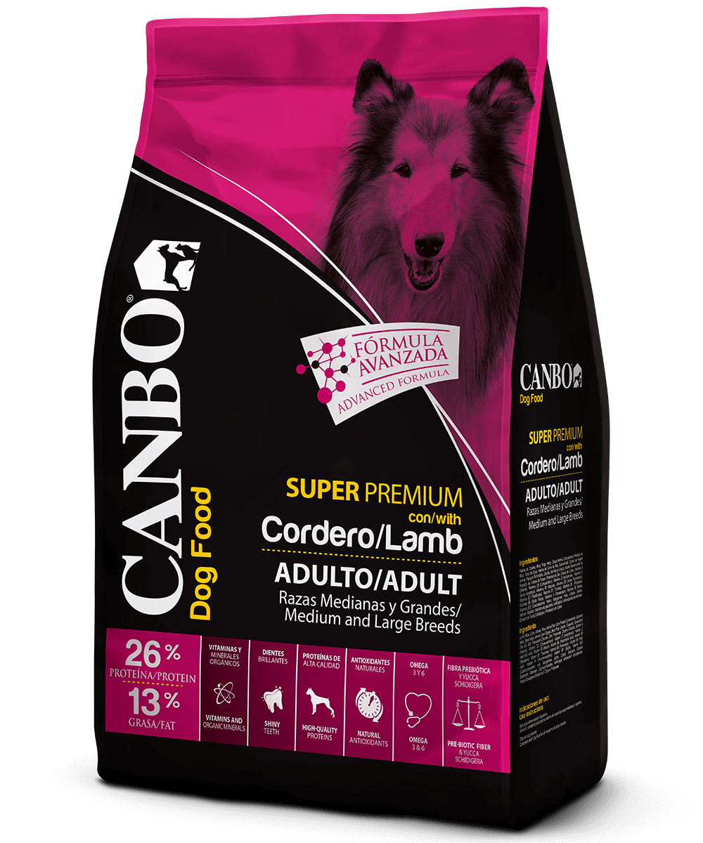 Canbo Adulto Cordero Razas Med/Gran Alimento Seco Perro