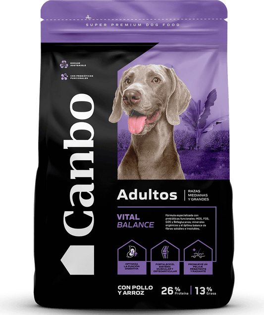 Canbo Dog Food Adultos Sb Pollo Razas Medianas Y Grandes Alimento Seco Perro