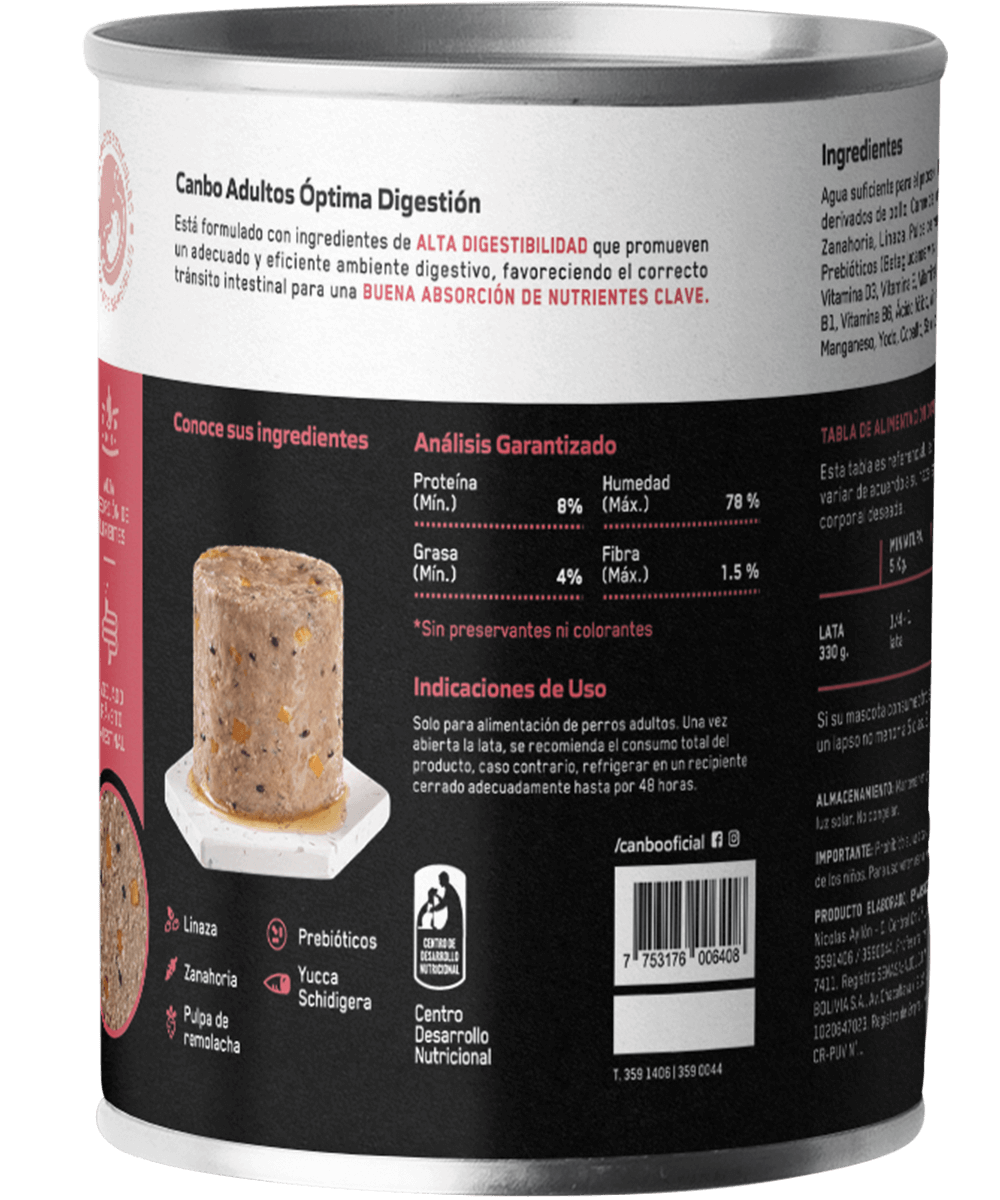 Canbo Enlatado Óptima Digestión 330 gr