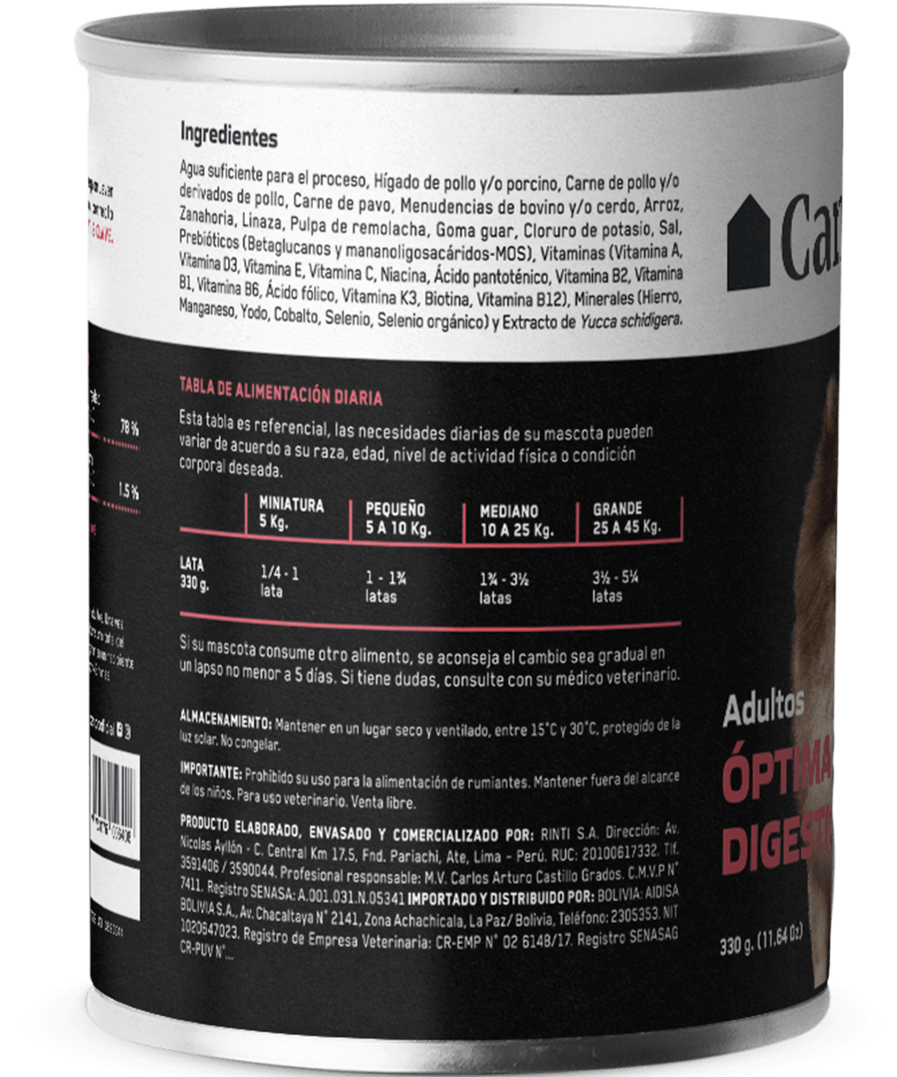 Canbo Enlatado Óptima Digestión 330 gr