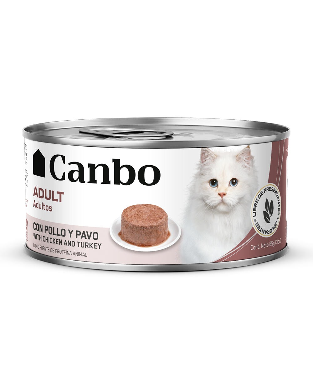 Canbo Cat Pate Pollo Y Pavo Adulto Lta 85Gr