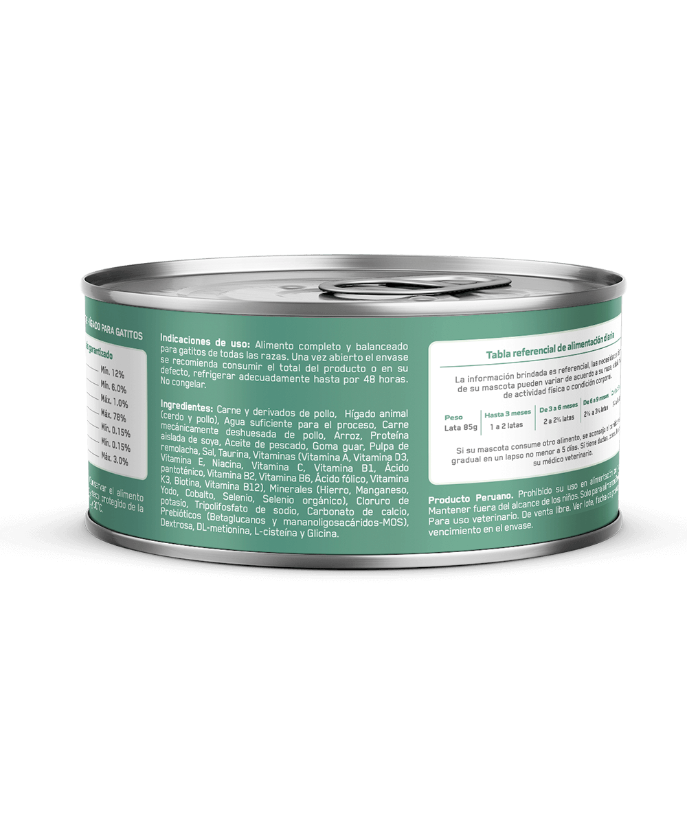 Canbo Cat Pate Pollo e Higado Cachorro Lta 85Gr