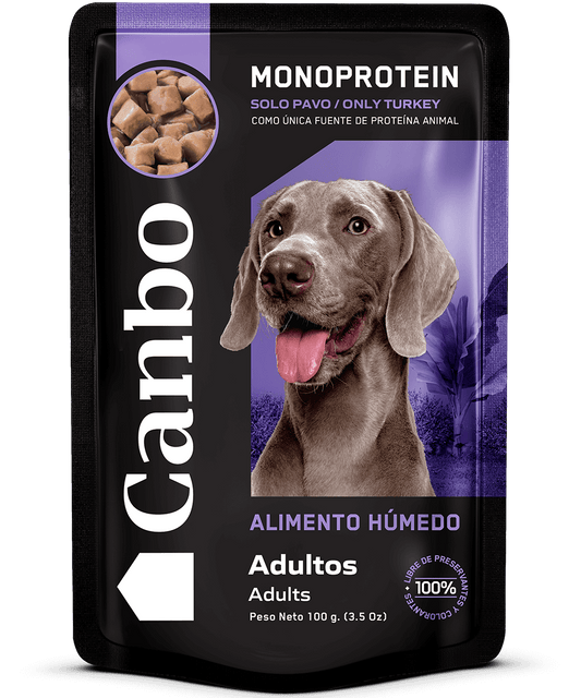 Canbo Perro Trocitos Adulto en Salsa de Pavo 100 gr