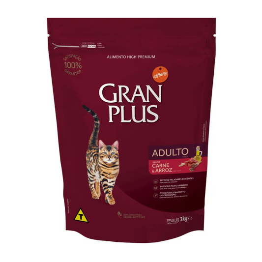 Gran Plus carne y arroz – Alimento para gatos adultos