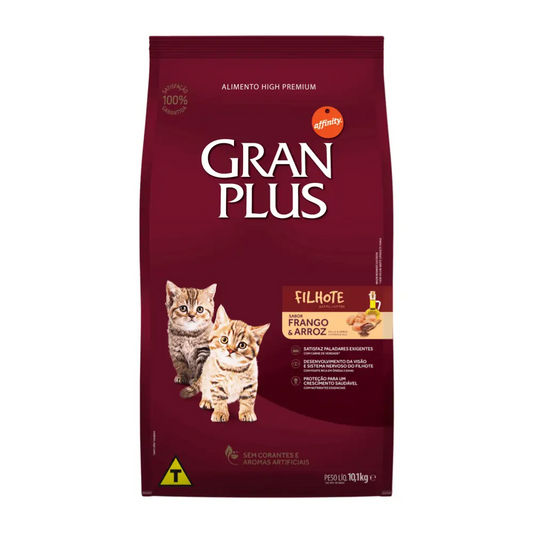 Gran Plus pollo y arroz – Alimento para gatitos pequeños