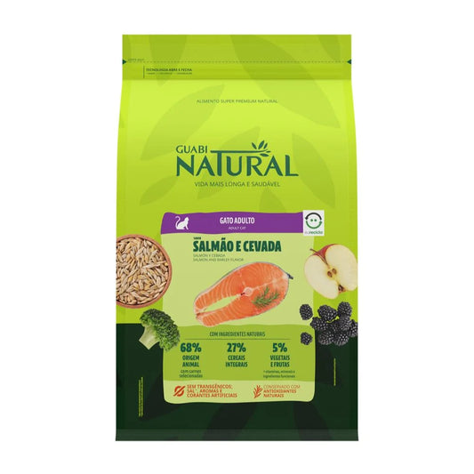 Guabi Natural – Gato Adulto – Salmon y Cebada 7.5 kg