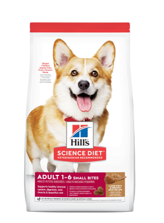 Hill's Science Diet Adult Small Bites, cordero y arroz