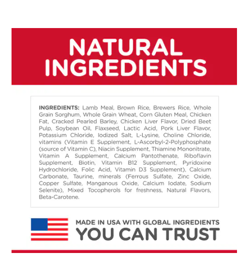 Hills Sd Adult Cordero y Arroz