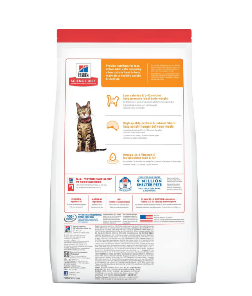 Hills Sd Adult Light Alimento Seco Gato