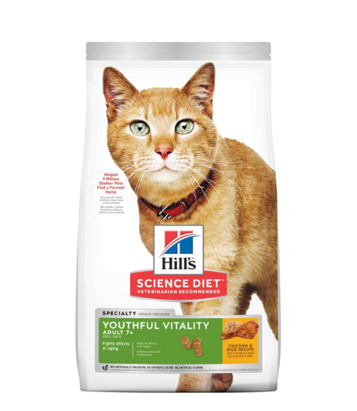 Hill Sd Feline Adult 7+ Youthful Vitality Alimento Seco Gato