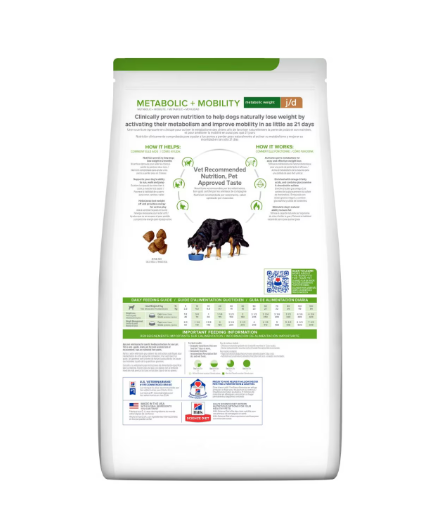 Pd Canine Metabolic + Mobility Metabólico Y Movilidad Alimento Seco Perro