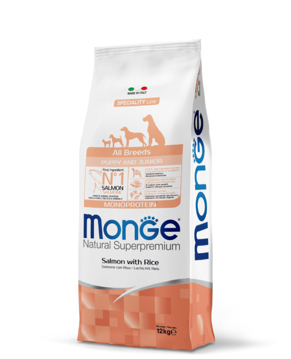 Monge Puppy All breeds Salmon y Arroz