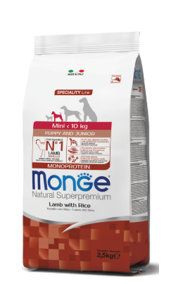 Monge Puppy Mini Cordero y Arroz 2.5 kg