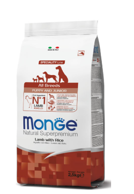 Monge Puppy All breeds Cordero y Arroz