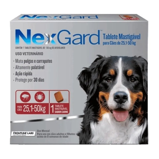 NEXGARD 136mg Antipulgas para perros de 25-50kg