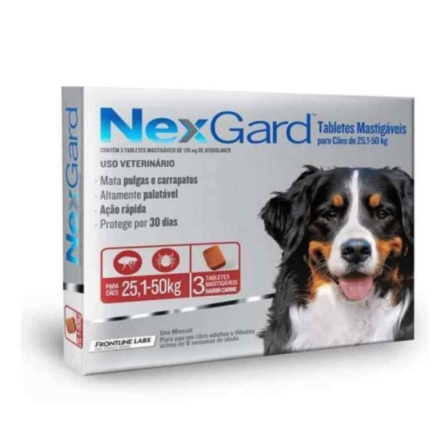 NEXGARD 136mg Antipulgas para perros de 25-50kg