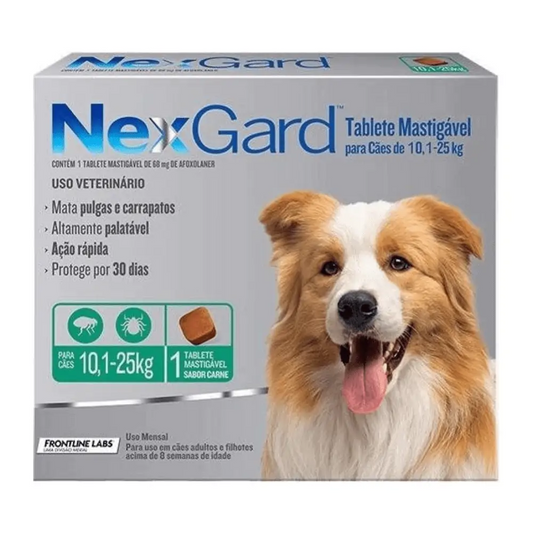NEXGARD 68mg Antipulgas para perros de 10-25kg