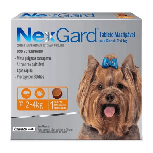 NEXGARD 11mg Antipulgas para perros de 2-4kg