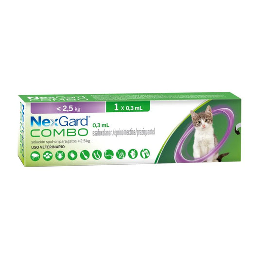 Nexgard Combo Cat 0.3ml hasta 2.5kg – Gatos Pe