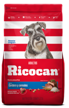 Ricocan Cordero Y Cereales Adultos Razas Pequeñas Alimento Seco Perro