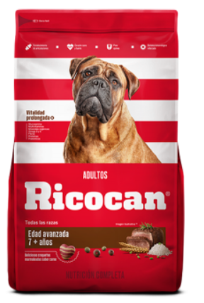 Ricocan Edad Avanzada Adultos 7+ Todas Las Razas