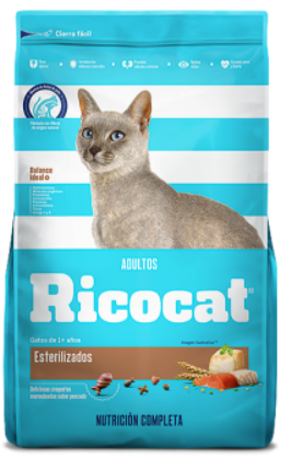 Ricocat Adultos Esterilizados Alimento Seco Gato