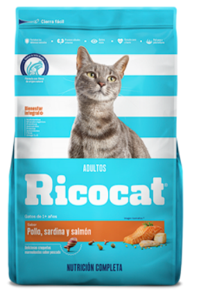 Ricocat Adultos Pollo, Sardina y Salmón