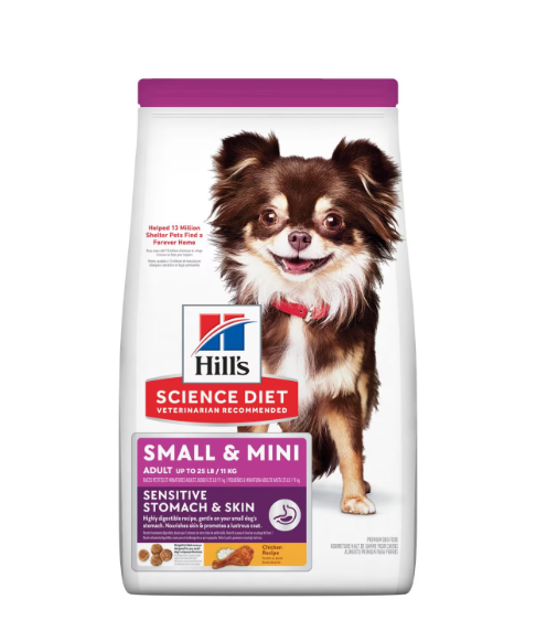 Hill'S Sd Small & Mini Sensitive Skin & Stomach Alimento Perro Adulto Raza Pequeña Y Mini Piel Y Estómago Sensibles 1.8Kg