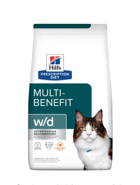 Hills PD w/d Dry 4 lb Manejo de glucosa, digestivo y peso Seco 1.81 Kg