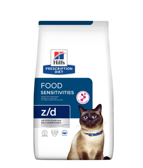 Hill'S Pd Z/D Sensibilidades Alimentarias Alimento Seco Para Gato 1.8Kg