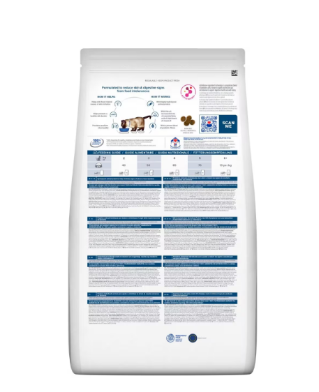 Hill'S Pd Z/D Sensibilidades Alimentarias Alimento Seco Para Gato 1.8Kg
