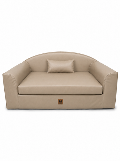 Confort Club Tapizado en Ultra Cuero Arena