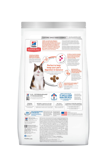 Science Diet Feline Adult Perfect Digestion 3.5 Lb Alimento Seco Gato (1.58 kg)