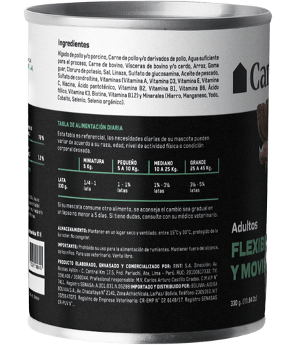Canbo Dog Paté Flexibilidad y Movilidad 330 gr