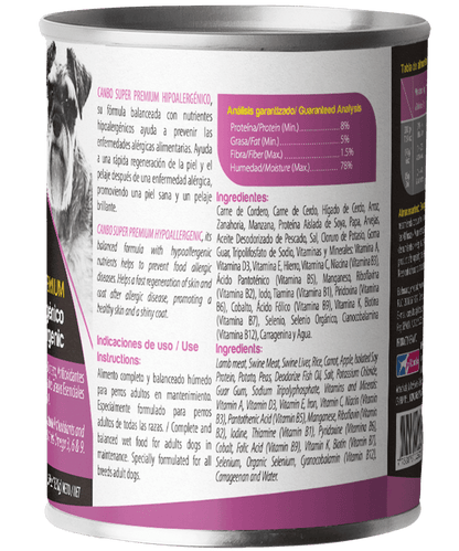 Canbo Paté Enlatado Adulto Hipoalergenico 330 gr