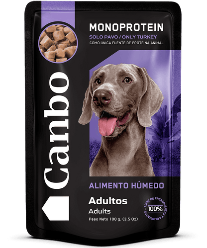 Canbo Perro Trocitos Adulto en Salsa de Pavo 100 gr