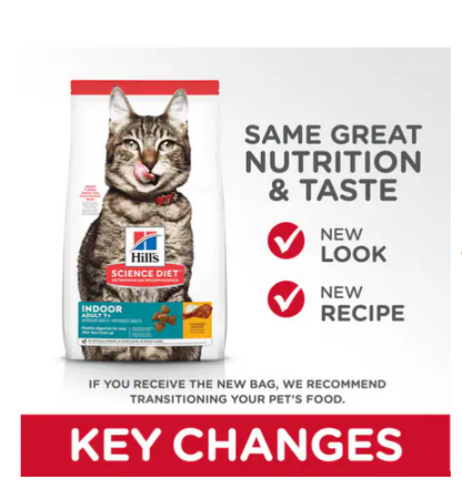 Hills Sd Mature Indoor 3.5 Lb Adulto 7 Años Alimento Seco Gato (1.58 kg)