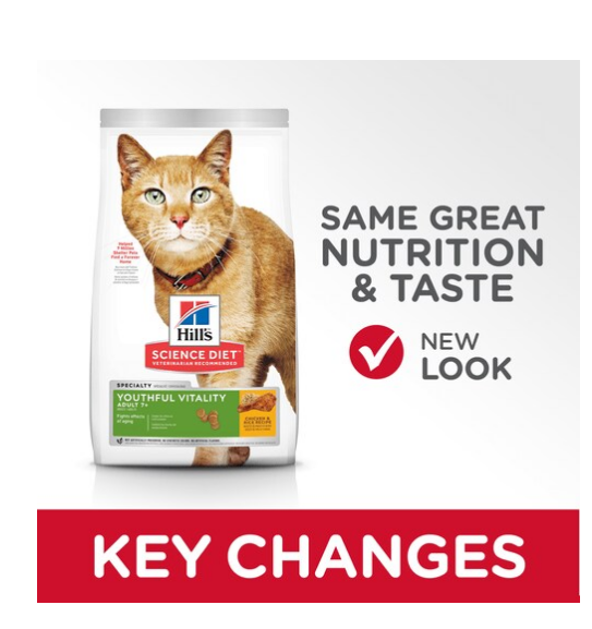 Hill Sd Feline Adult 7+ Youthful Vitality Alimento Seco Gato