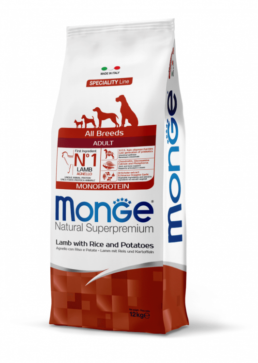 Monge Adult Cordero, Arroz y Papa