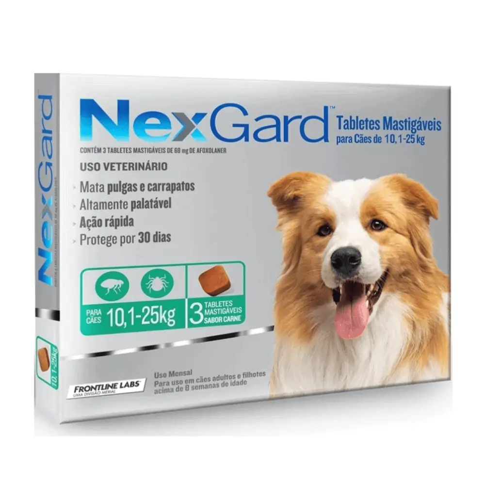 NEXGARD 68mg Antipulgas para perros de 10-25kg